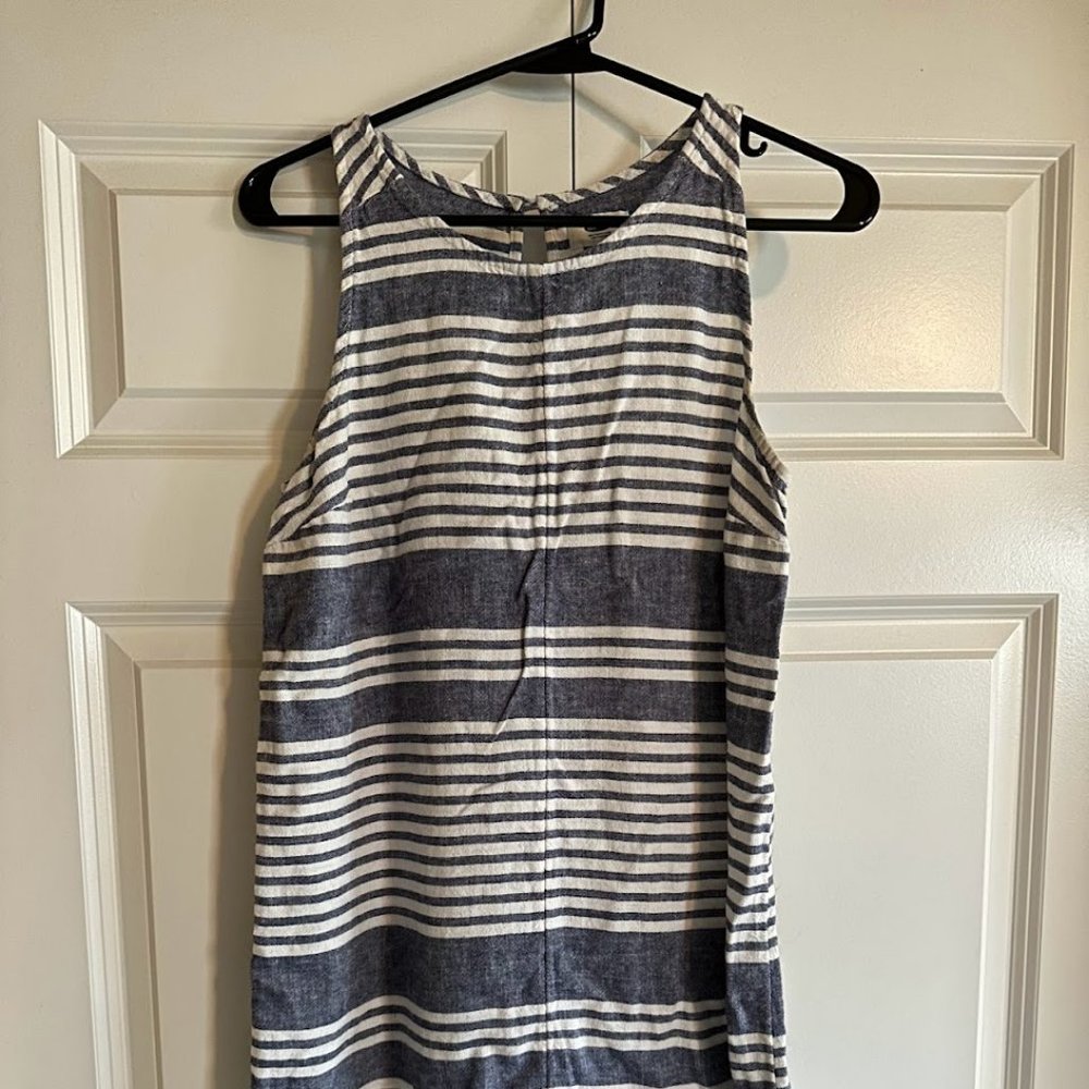 Old Navy Blue & White Striped Dress